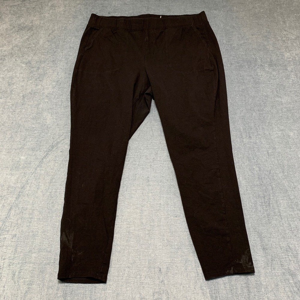 Torrid Pants Womens 3 Black Stretch Mid Rise Elastic Waist Everyday Wear Skinny